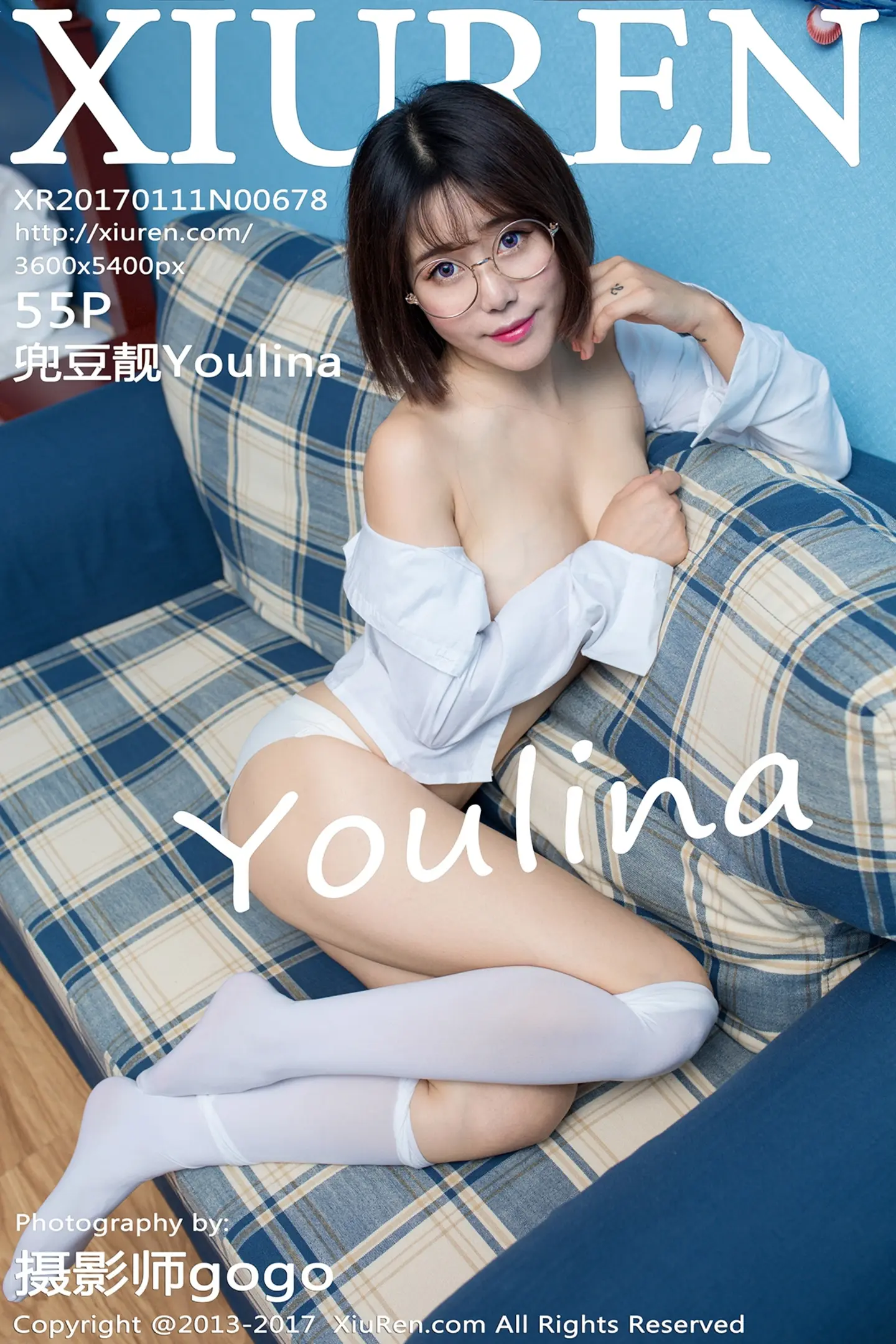 [XiuRen秀人网]No.678_嫩模兜豆靓Youlina美女秘书白衬衣真空秀白嫩豪乳诱惑写真55P-秀人网 - XiuRen.Space
